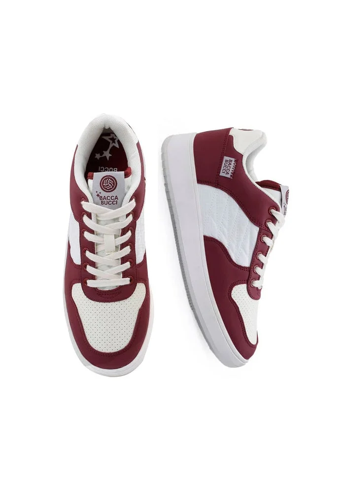 باكا بوتشي حذاء رياضي كوزميك دريم قصير بلون خمري بأربطة